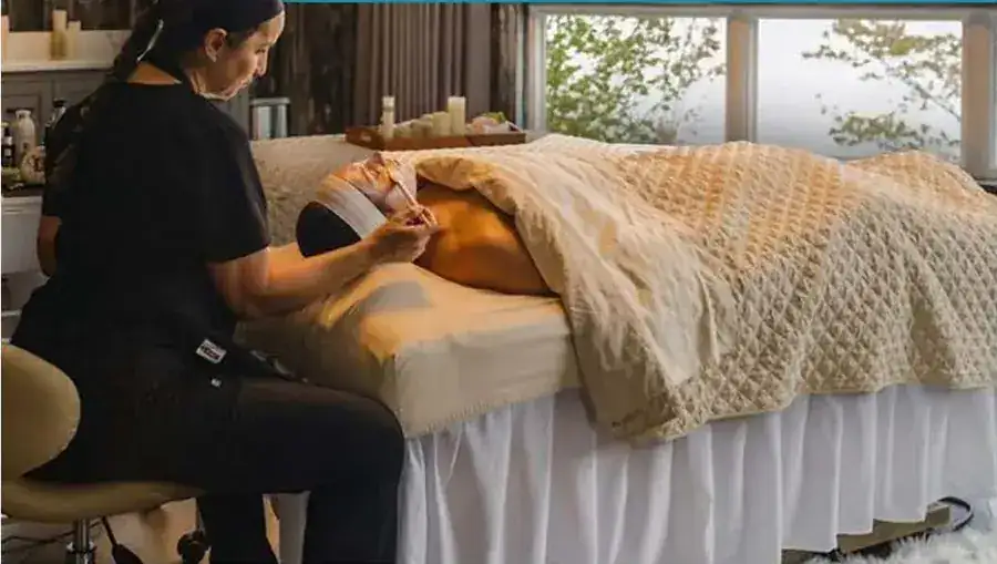 Spa treatment room
